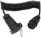 Cable de Remolque, Cable en Línea de Enchufe de Cable de Remolque de 7 Vías de 9.8 Pies, Cableado de Resorte, Conector de Doble Punta para RV Resistente a la Intemperie