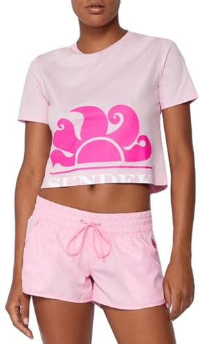 SUNDEK T-Shirt Donna T-Shirt Crop - Fucsia