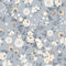 ANHUIB Tapete Blau Blumen Aquarell 44×300cm Blumentapete Vintage Möbelfolie Selbstklebend Tapeten Blätter Violett Fototapete Schlafzimmer Romantik Klebefolie Möbel Schrankaufkleber Badezimmer