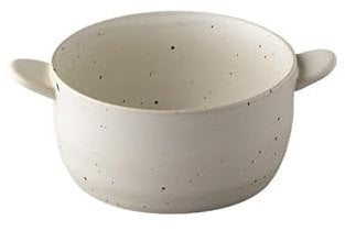 YCCHAH Ensaladera Ensaladera portátil de cerámica con mango, tazón de sopa, tazón de Ramen chino Utensilios De Cocina(B)