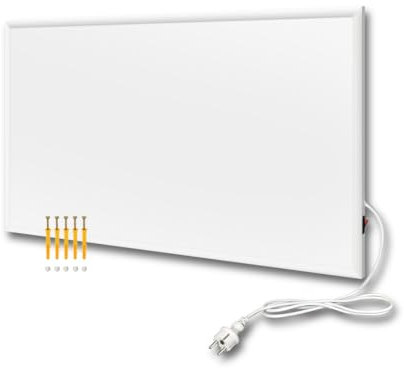 EVOKOR Infrarotheizung 320W, Infrarot Heizung Heizplatte Heizkörper Heizpaneel, Infarotheizkoerper Wandmontage mit Überhitzungsschutz, Wandheizung Elektrisch, Elektroheizung Energiesparend-820*420mm
