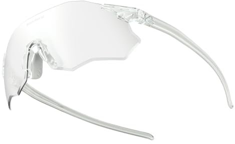 ROCKBROS Photochromic Cycling Glasses Sports Sunglasses for Men Women Cycling Sunglasses UV400 Protection TR90 Frame Fashion Windproof Eyewear White Silver