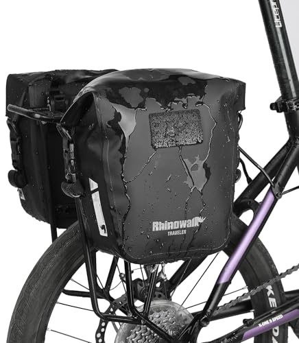 UPANBIKE Wasserdicht Fahrrad Gepäckträgertasche 6L für Fahrrad Gepäckträger Satteltasche Schultertasche Laptop Pannier