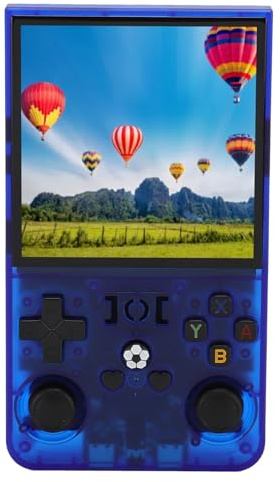 Naroote Retro Video Game Console 64 Bit 1.5GHz Comfortable Grip Handheld Game Console Dual 3D Joysticks with Small Memory Cards for Home (128GB)