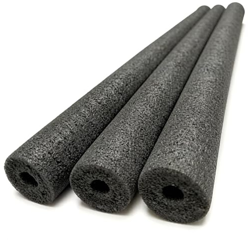 Schwarze Poolnudeln, 3er-Pack Schwarze Poolnudeln, Hohle PE-Schaumstoff-Schwimmschläuche, Rutschfester und stoßdämpfender Schaumstoff günstig
