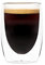 YEM 6 x 350ml doppelwandige Thermo-Gläser, für Latte Macchiato, Cocktails, Desserts, Tee Glas-Set, Doppelwandgläser, Basic