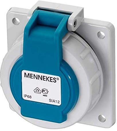 Mennekes Schuko-Anbau-Steckdose 16A2p+E 230V IP68 BL 17006