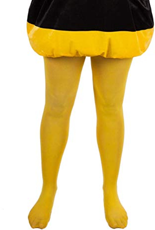 Maskworld Biene Maja & Willi - Strumpfhose für Erwachsene - Kostümzubehör - Karneval, Fasching, Motto-Party - Größe S-L