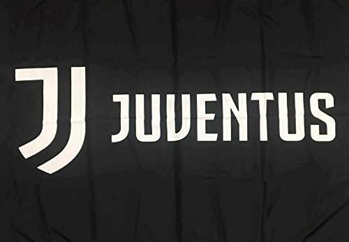 JUVENTUS Bandiera Juve Ufficiale Grande Nera BGJJ01NE