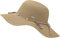 CHILLOUTS Atlanta Hat Sonnenhut UV Schutz- Sonnenhut Stroh Damen Faltbar, Hut mit Breiter Krempe UPF 50+, Panama Hut Damen Sommer, Strandhut, braun, XS