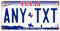 Personalised American Number Plates - Custom Texas – Sticky Pads | Printed Metal Wall Sign Plaque Printed Metal Wall Sign Plaque Show Plate