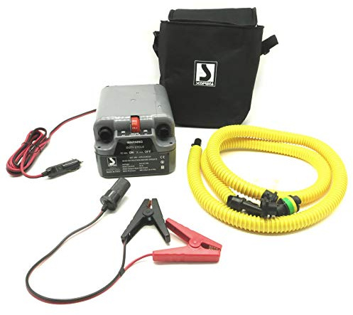 Lalizas - Pompa ad aria elettrica, 12 V, 300 mbar, 450 l/min, per gommoni