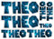 Theo Vinyl Name Stickers A5 Sheet Computer Chip Laptop Name Kids #30012 (A5 Sheet)