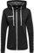 HUMMEL Damen Hmlauthentic Poly Zip Woman Hoodie, Black/White, XL EU