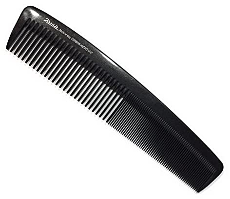 Jäneke großer Damenkamm 55800 Carbon-Kamm 22,5 cm (antistatisch) Haarkamm feine und weite Zahnung (800)
