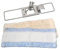 FSProdukte Bodenwischer Halter aus Metall 42 cm inklusive Bodentuch BLAUEXTREM und WEISSEXTREM kompatibel mit Hara Vileda u.v.m.
