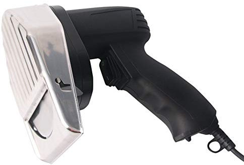 FOOSKOO Couteau a Kebab Électrique, Acier Inoxydable Électrique Couteau Shawarma Couteau Gyro Trancheur Kebab Couteau Barbecue Lame Meat Slicer Machine