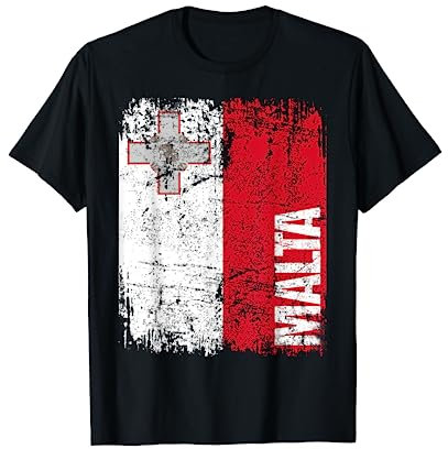MALTA Bandiera | Uomini Donne Bambini MALTA Maglietta