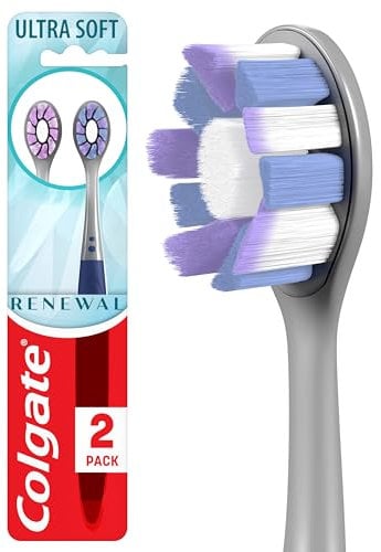 Colgate Renewal Brosse à dents manuelle, 2 pièces (lot de 1), multicolore