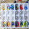 Glasfische Schwimmdock - Aquarium Mini Figurine - Hand Geblasenem Glas -Lampe Arbeits Miniatur Geblasenem Glas Tierstatuen