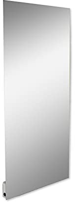 ILO/Radiateur Électrique Rayonnant Mural / 750W / +28 Motifs, Design Unique/Extra Plat Verre Trempé / IP44 / Orientations Verticale&Horizontale/Programmable, Éco/Made In France/Miroir