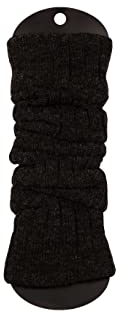 Ateena Stulpen Damen Dunkler Graphit, Stulpen Damen Wolle, Knöchelwärmer, Beinwärmer Acrylic mit Wolle, Maximaler Wadenumfang – 40 cm, Länge – 60 cm