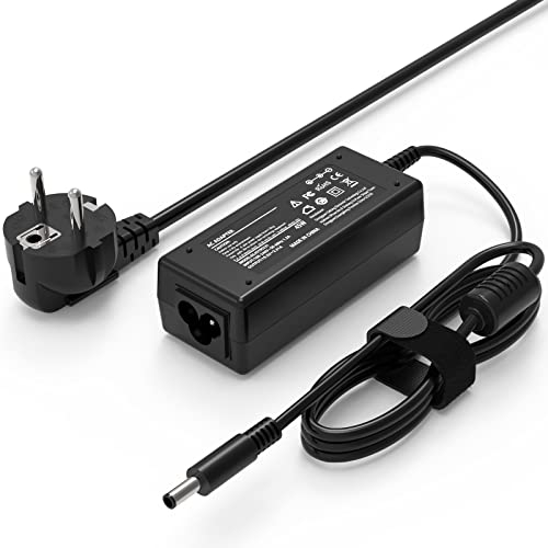 Chargeur 45W pour Ordinateur Portable Dell Inspiron 11/13/14/15/3000/5000/7000, XPS 11/12/13/9333/9343/9350/9360, Latitude, Vostro, Optiplex, Adaptateur 4.5×3.0mm