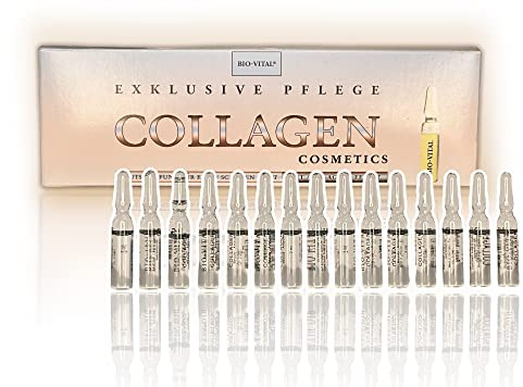 Original Luxuriöse Ampullen für strahlende Haut - 15 x 2ml Anti-Aging Regeneration für Dekollete, Hals & Gesicht Ampullen Anti-Aging (Collagen)