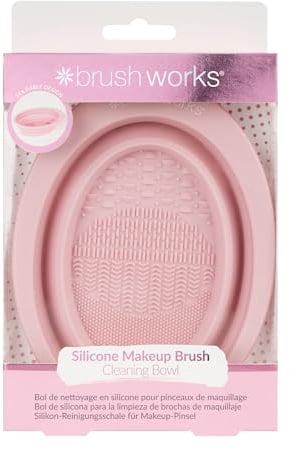 Brushworks Silicone Makeup Brush Cleaning Bowl