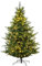 Christmas Tree World | 6ft Artificial Pre-lit Ultra Mountain Pine | Natural and Realistic Look with Bushy and Luxury Quality PVC Tips | Easy to Assemble and Take Down | 120cm Diameter