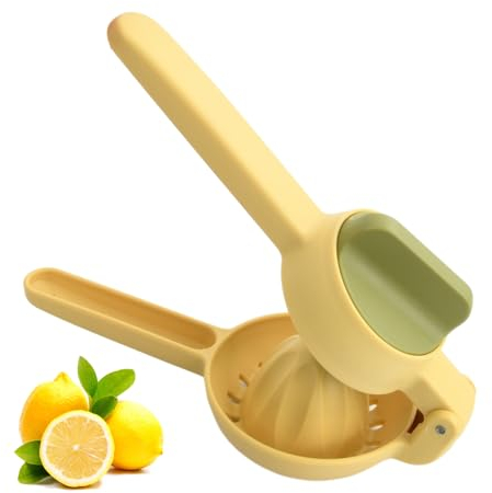 Exprimidor Manual de Limones Exprimidor de Limas Exprimidor de Limón Exprimidor para Cítricos Exprimidor Zumo Manual Exprimidor de Mano Portátil para Naranja Limón Lima y Cítricos