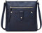 dobsechs Damen Mittelgroß Handtasche Umhängetasche aus PU Leder Schultertasche für Frauen Crossbody Bag mit verstellbarem Schultergurt, Marineblau