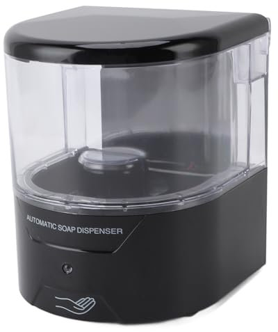 Dispenser Automatico di Sapone da Parete da 600 Ml, Dispenser di Disinfettante per le Mani da Bagno, Pompa di Sapone Elettrica Smart Touchless