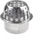 HOHOVYVY Rejilla de Desagüe para Canalones y Exterior - Acero Inoxidable, Antiobstrucción para Suelo, Canalón, Alcantarillado (90 mm)