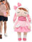 BommFu Stoffpuppe, Plüschpuppen, Plüsch Stoffpuppe tragen Tieranzug, Weiche, Bequeme, handwerkliche Stoffpuppe für Bettwäsche, Wohnzimmer, Kinder-Mädchen-Raumdekoration