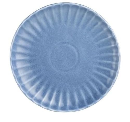 nisbets limited Olympia Corallite Blue Plate - 205mm 8 (Box 6) | Covered by a lifetime edge-chip warranty, this commercial-grade dishware is fully vitrified for busy catering use.