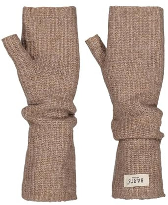 Barts Darty Fingerless Gloves Light Brown - S/M