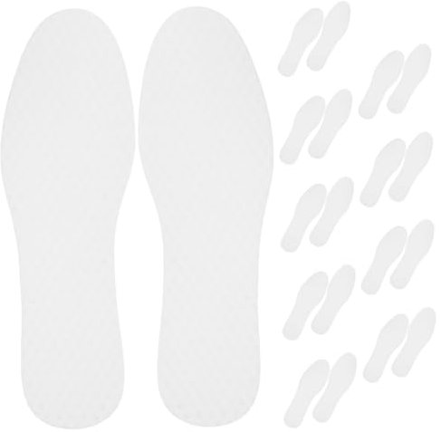 BAZEITFLOW 20paia of Breathable Shoe Liners for Hiking and Running Replaceable Insoles for Sneakers and Boots Shock-absorbing Reusable Paper Inserts Unisex