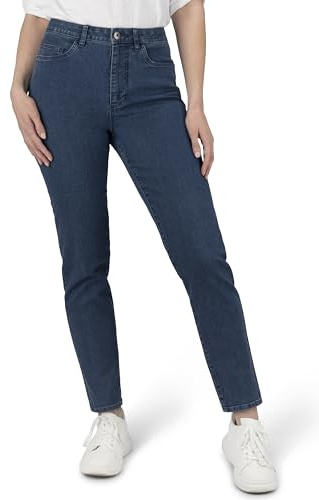 STOOKER Nizza Denim Basic Damen 5-Pocket-Jeans Tapered Fit Denim/Jeans clean wash konisch lang