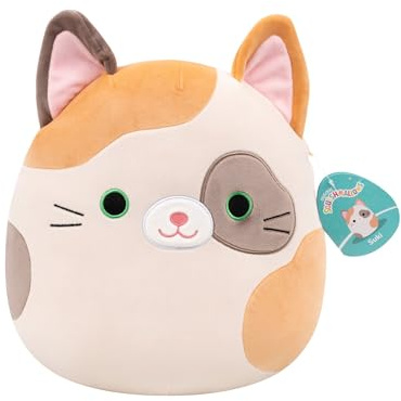 Squishmallows Original 12-Inch Suki the Tortoiseshell Cat | Collectable Cute Plush Toy, Cuddly Toys for Children, Soft Toys, Cute Teddies Suitable for Girls and Boys Ages 3