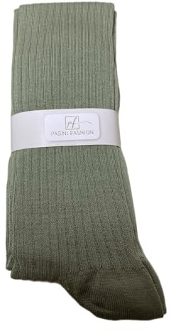 PASINI FASHION Calze Lunghe in Filo di Scozia - Collezione ELEGANT Eleganza e Comfort per Tutti i Giorni, Confezione da 6 paia.