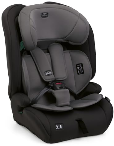 Chicco Gro Up i-Size, silla de coche para niños de 15 meses a 12 años (76-150 cm), ligera, pesa solo 5 kg, reposacabezas ajustable, con reductor, instalación con el cinturón de seguridad del coche