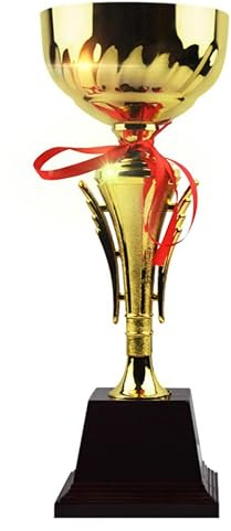 OFFIGAM Coppa da Basket in Metallo Oro per Cerimonia Sportiva, Premio di Competizione per Tornei e Gare di Basket