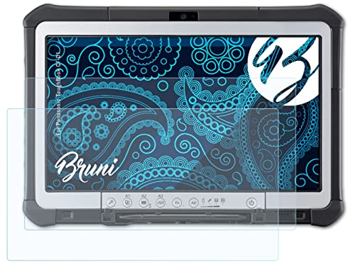Bruni Schutzfolie kompatibel mit Panasonic ToughBook CF-D1 Folie, glasklare Displayschutzfolie (2X)