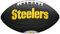 Wilson Unisex-Youth MINI NFL TEAM SOFT TOUCH FB BL PT American Football, Black, Pittsburgh Steelers