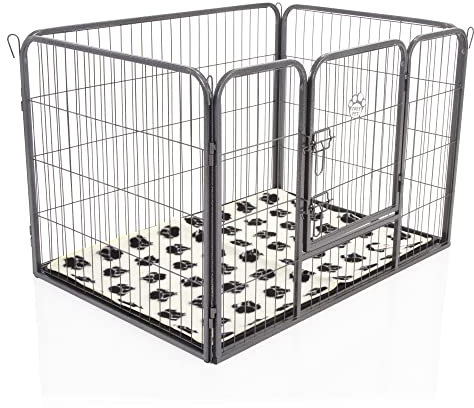 Playpen Heavy Duty Puppy Inc Vet Bed Dog Crate by Cozy Pet 70cm High Medium 4 Models Rabbit Run Dog Cage Whelping Box with Heavy Duty ABS Floor HDDP02 + VB42C