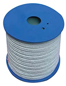 Jonoisax Keramikfaser-Verpackung – Anti-Temperatur-Holzofen-Heizungs-Türdichtungsdichtung, 28 x 28 mm geflochtene Heißsiegelstreifen-feuerfeste Füllung,3 M