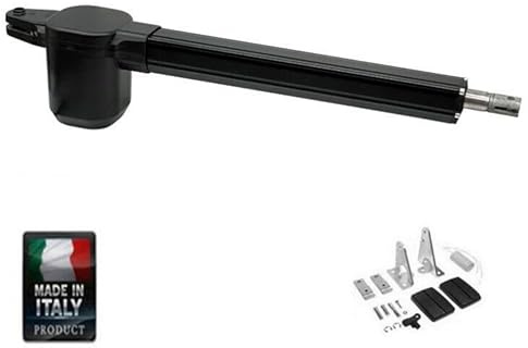 ATTUATORE BHE N MOTORE ELETTRICO 230V 220V CORSA 400MM PISTONE CANCELLO BATTENTE
