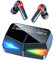 Xmenha Gaming Bluetooth Kopfhörer kabellos mit Extrem Niedriger Latenz im Spiel Musik Dual-Modus in Ear Headset mit Mikrofon LED Anzeige mit Ladecase speziell Wireless Earbuds für Gaming schwarz