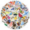 BCBF 50 Pezzi Adesivi per Uccelli,Adesivi Uccelli， Stickers Aesthetic,Adesivi Vintage, Adesivi in Vinile One Piece per Bottiglie d'Acqua, Laptop, Skateboard, Notebook, per Adulti, Bambini